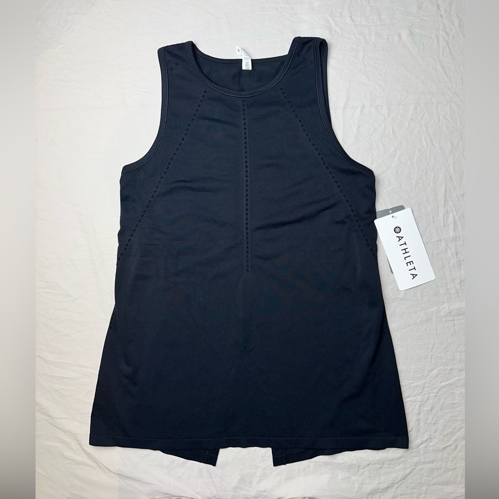 Athleta Women's Black Foothill relaxed fit Tank Top